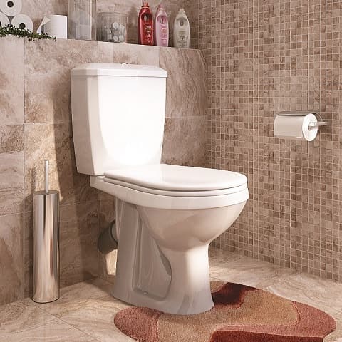 Унитаз-компакт Элисса Белый нижний подвод